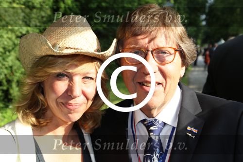 Breukelen 12 juni 2012
Haringparty op Neijenrode. Claudia de Breij met vader
Peter Smulders bv