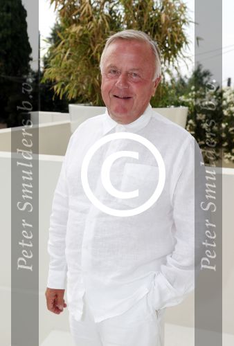 St Tropez 3 augustus 2012
Jan des Bouvrie viert zijn 70e verjaardag thuis bij hem in St Tropez. 
Harry Mens met