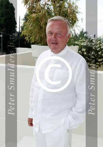 St Tropez 3 augustus 2012
Jan des Bouvrie viert zijn 70e verjaardag thuis bij hem in St Tropez. 
Harry Mens met