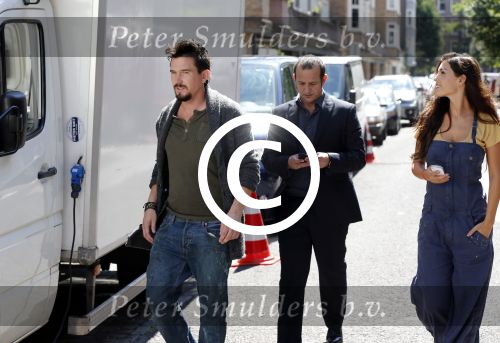 Amsterdam 10 augustus 2012
Yolanthe Sneijder Cabau Najib Amhali en Johnny de Mol bij opnames film Valentino.
Peter Smulders bv