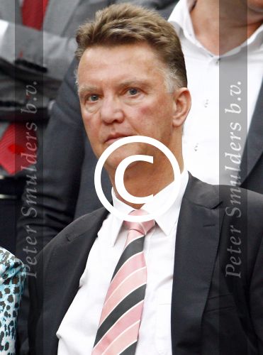 Seizoen 2012-2013 Amsterdam 05-08-2012 Cruijff schaal no17. PSV - Ajax. Uitslag 4-2. Louis en Truus van Gaal.
Foto: John Claessens