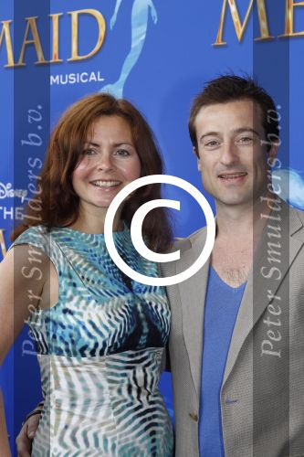 Rotterdam, 16 Juni 2012
Premiere Musical Little Mermaid in het Nieuwe Luxor theater
Maaike Widdershoven met partner Daniel Staakman
Foto Peter Smulders BV