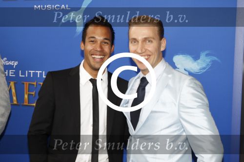 Rotterdam, 16 Juni 2012
Premiere Musical Little Mermaid in het Nieuwe Luxor theater
Rechts, Marcel Visscher en links Vincent Pelupessy
Foto Peter Smulders BV
