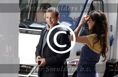 Amsterdam 10 augustus 2012
Yolanthe Sneijder Cabau Najib Amhali en Johnny de Mol bij opnames film Valentino.
Peter Smulders bv