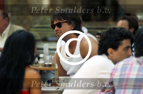 Amsterdam 26 juli 2012
Rik Brandsteder op terras bij v Dam.
Peter Smulders bv