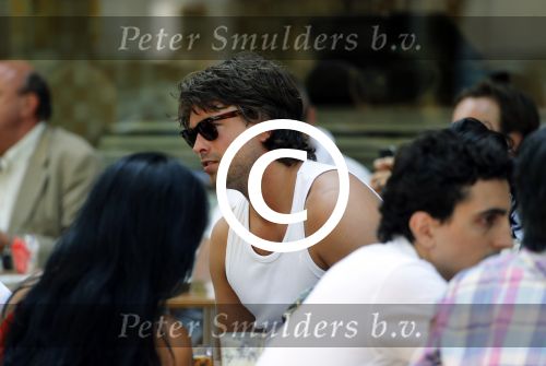 Amsterdam 26 juli 2012
Rik Brandsteder op terras bij v Dam.
Peter Smulders bv