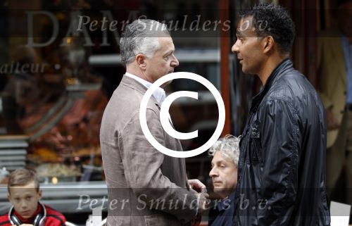 Amsterdam 14 juni 2012
Ruud en Maxim Gullit op vespa scooter en met Bram Moszkowicz.
Peter Smulders bv