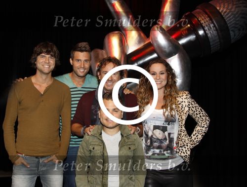 Hilversum, 21 Augustus 2012
Persconferentie The Voice of Holland
het panel van The Voice met Marco Borsato, Trijntje Oosterhuis, Nick en Simon, Roel v Velzen
Foto Peter Smulders BV
