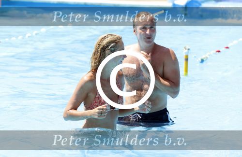 Ibiza 30 juli 2012
Wendy v Dijk met Erland Galjaard Lizzy Sem Mik en haar moeder in het aquapark op ibiza.
Peter Smulders bv
