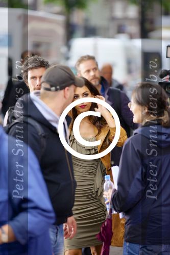 Amsterdam, 11 Juli 2012
Yolanthe Sneijder tijdens filmopnames in Amsterdan
Foto Peter Smulders BV