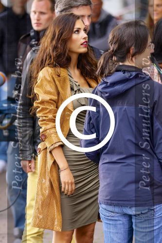 Amsterdam, 11 Juli 2012
Yolanthe Sneijder tijdens filmopnames in Amsterdan
Foto Peter Smulders BV