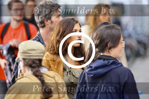 Amsterdam, 11 Juli 2012
Yolanthe Sneijder tijdens filmopnames in Amsterdan
Foto Peter Smulders BV