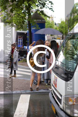 Amsterdam, 11 Juli 2012
Yolanthe Sneijder tijdens filmopnames in Amsterdan
Foto Peter Smulders BV