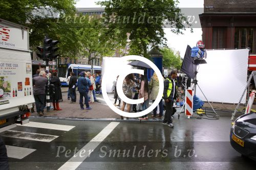 Amsterdam, 11 Juli 2012
Yolanthe Sneijder tijdens filmopnames in Amsterdan
Foto Peter Smulders BV