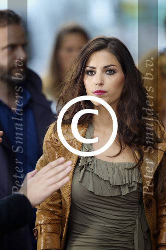 Amsterdam, 11 Juli 2012
Yolanthe Sneijder tijdens filmopnames in Amsterdan
Foto Peter Smulders BV