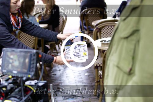 Amsterdam, 11 Juli 2012
Yolanthe Sneijder tijdens filmopnames in Amsterdan
Foto Peter Smulders BV