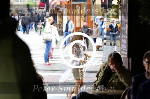 Amsterdam, 11 Juli 2012
Yolanthe Sneijder tijdens filmopnames in Amsterdan
Foto Peter Smulders BV
