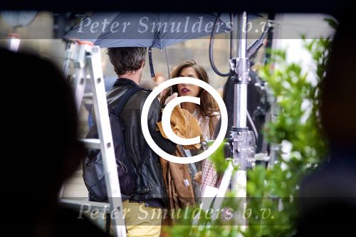 Amsterdam, 11 Juli 2012
Yolanthe Sneijder tijdens filmopnames in Amsterdan
Foto Peter Smulders BV