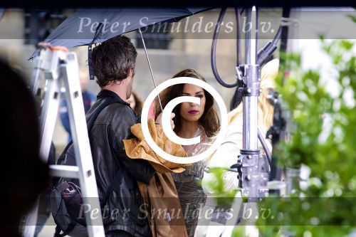 Amsterdam, 11 Juli 2012
Yolanthe Sneijder tijdens filmopnames in Amsterdan
Foto Peter Smulders BV