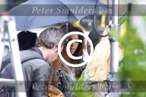 Amsterdam, 11 Juli 2012
Yolanthe Sneijder tijdens filmopnames in Amsterdan
Foto Peter Smulders BV