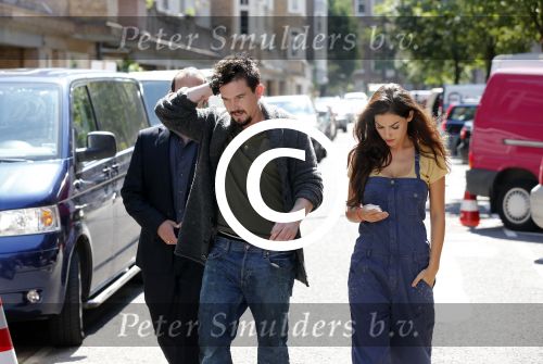 Amsterdam 10 augustus 2012
Yolanthe Sneijder Cabau Najib Amhali en Johnny de Mol bij opnames film Valentino.
Peter Smulders bv