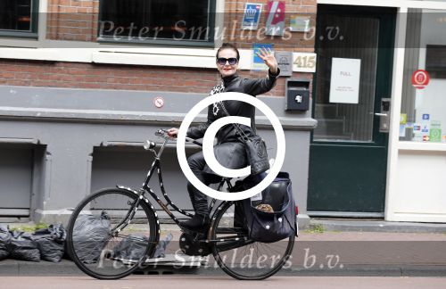 Amsterdam 1 juli 2013
Ans Markus op de fiets.
Peter Smulders bv