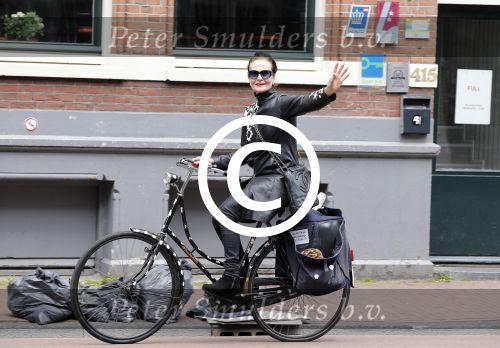 Amsterdam 1 juli 2013
Ans Markus op de fiets.
Peter Smulders bv