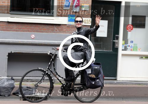 Amsterdam 1 juli 2013
Ans Markus op de fiets.
Peter Smulders bv