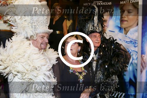 AMSTERDAM - Bij het Tuschinski Theater is de premiere van Behind the Candelabra. Met op de rode loper  Catherine Keyl