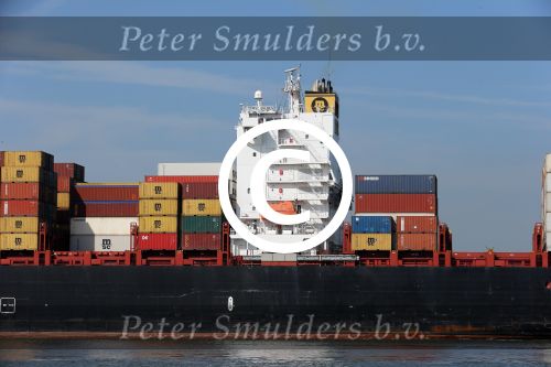 Antwerpen 18 Juli 2013,
Containervervoer per schip
Vervoersmaatschappij MSC
Fotopersbureau Peter Smulders BV