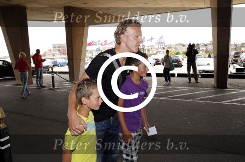 Noordwijk 12 augustus 2013
De spelers van het nederlands elftal verzamelen in het hotel Huis ter Duin voor de vriendschappelijke wedstrijd Portugal-Nederland. Dirk Kuyt
Peter Smulders bv