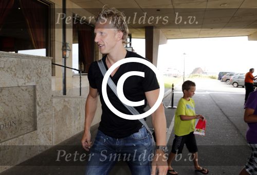 Noordwijk 12 augustus 2013
De spelers van het nederlands elftal verzamelen in het hotel Huis ter Duin voor de vriendschappelijke wedstrijd Portugal-Nederland. Dirk Kuyt
Peter Smulders bv