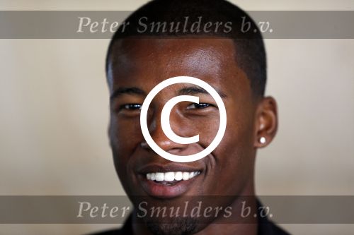 Noordwijk 12 augustus 2013
De spelers van het nederlands elftal verzamelen in het hotel Huis ter Duin voor de vriendschappelijke wedstrijd Portugal-Nederland. Georginio Wijnaldum
Peter Smulders bv