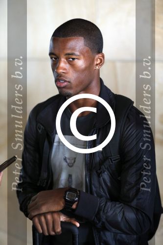 Noordwijk 12 augustus 2013
De spelers van het nederlands elftal verzamelen in het hotel Huis ter Duin voor de vriendschappelijke wedstrijd Portugal-Nederland. Georginio Wijnaldum
Peter Smulders bv