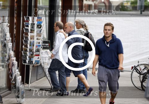 Amsterdam 9 augustus 2013
Jaap van Zweden met zijn zoon Benjamin op de cornelis schuytstraat.
Peter Smulders bv