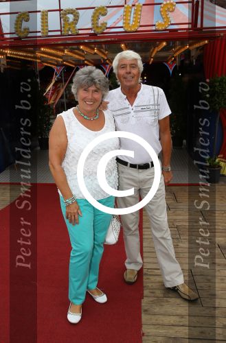 Amsterdam, 5 Augustus 2013
Premiere Circus Herman Renz
Klaas Wilting met partner
Foto Peter Smulders BV