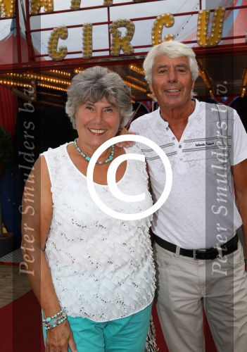 Amsterdam, 5 Augustus 2013
Premiere Circus Herman Renz
Klaas Wilting met partner
Foto Peter Smulders BV