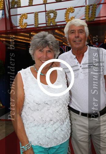Amsterdam, 5 Augustus 2013
Premiere Circus Herman Renz
Klaas Wilting met partner
Foto Peter Smulders BV