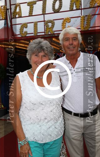 Amsterdam, 5 Augustus 2013
Premiere Circus Herman Renz
Klaas Wilting met zijn vrouw
Foto Peter Smulders BV