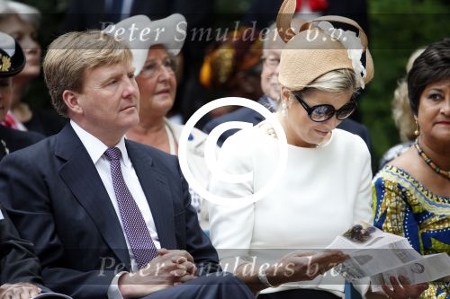 Amsterdam 1 juli 2013
Koning Willem Alexander en Koningin Maxima bij herdenking 150 jaar geleden slavernij in het oosterpark.
Peter Smulders bv