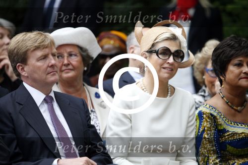 Amsterdam 1 juli 2013
Koning Willem Alexander en Koningin Maxima bij herdenking 150 jaar geleden slavernij in het oosterpark.
Peter Smulders bv