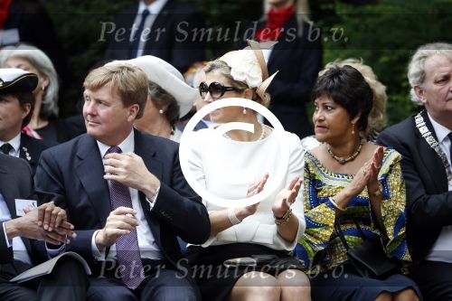 Amsterdam 1 juli 2013
Koning Willem Alexander en Koningin Maxima bij herdenking 150 jaar geleden slavernij in het oosterpark.
Peter Smulders bv