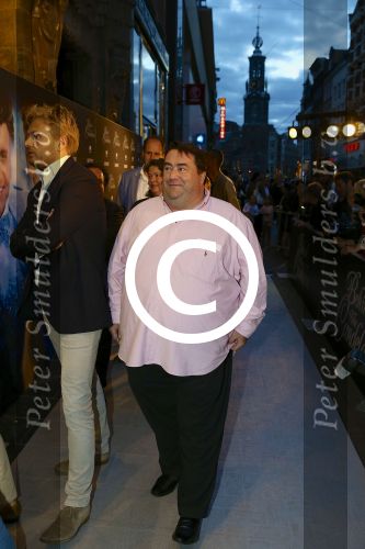 AMSTERDAM - Bij het Tuschinski Theater is de premiere van Behind the Candelabra. Met op de rode loper  Marc vd Linden
