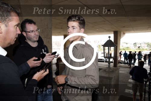 Noordwijk 12 augustus 2013
De spelers van het nederlands elftal verzamelen in het hotel Huis ter Duin voor de vriendschappelijke wedstrijd Portugal-Nederland. Marco v Ginkel
Peter Smulders bv