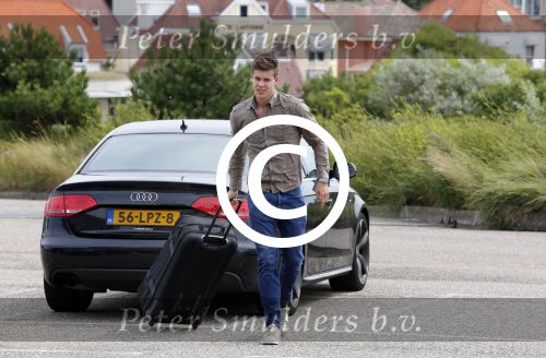Noordwijk 12 augustus 2013
De spelers van het nederlands elftal verzamelen in het hotel Huis ter Duin voor de vriendschappelijke wedstrijd Portugal-Nederland. Marco v Ginkel
Peter Smulders bv