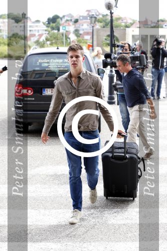 Noordwijk 12 augustus 2013
De spelers van het nederlands elftal verzamelen in het hotel Huis ter Duin voor de vriendschappelijke wedstrijd Portugal-Nederland. Marco v Ginkel
Peter Smulders bv
