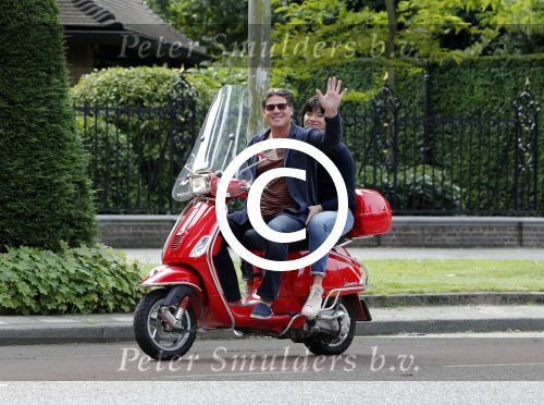 Amsterdam 26 juni 2013
Martijn en Amanda Krabbe op hun vespa scooter.
Peter Smulders bv