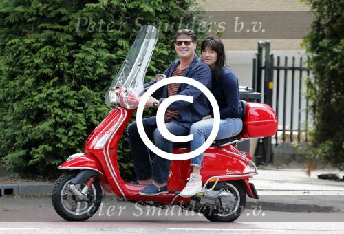 Amsterdam 26 juni 2013
Martijn en Amanda Krabbe op hun vespa scooter.
Peter Smulders bv