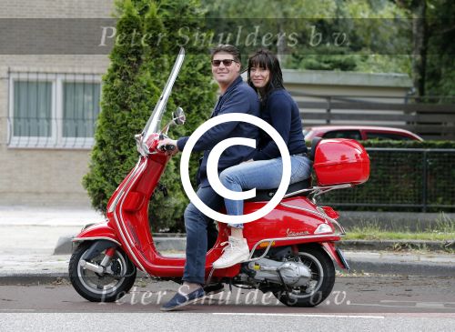 Amsterdam 26 juni 2013
Martijn en Amanda Krabbe op hun vespa scooter.
Peter Smulders bv