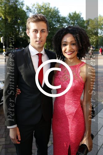 Amsterdam 25 juni 2013
Premiere Tula the Revolt in het tropenmuseum. Natalie Simpson met man
Peter Smulders bv